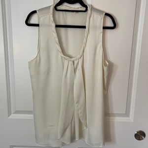 Ivory, dressy Sleeveless Halogen shell